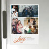JJPRINTS Personalized Photo Collage  Ref Magnet A4, A5 size with Photo High Quality Print (5 Pictures for Collage/Layout)