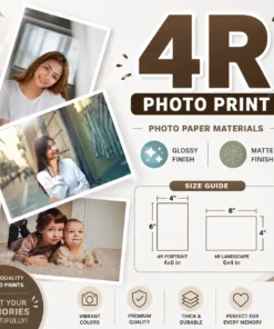 Photo Printing Services 4R (4x6)Picture Size (Bulk Order), High Quality Photo Print