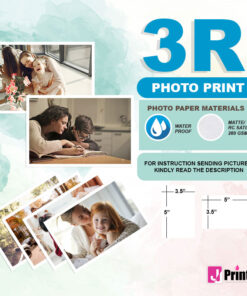 JJPRINTS Photo Printing Services 3R Picture Size  (Bulk Order), High Quality Photo Print, Matte/RC Satin Photo Paper