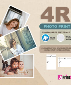 JJPRINTS  Photo Printing Services 4R (4x6)Picture Size (Bulk Order), High Quality Photo Print