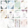 PERSONALIZED/CUSTOMIZED WEDDING INVITATION CARD (10PCS)