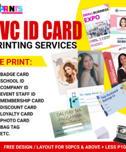 PVC ID Card Printing | School ID | Employee ID | Company ID | Event Staff ID | Membership Card | Loyalty Card | Photo ID | Bag Tag