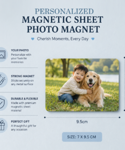 Personalized Magnetic Sheet Ref Magnet 2R(ATM) Full size with Photo Print | JJPRINTS DIGITAL