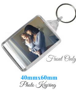 JJPRINTS Acrylic Keychain with Insert Photo Print