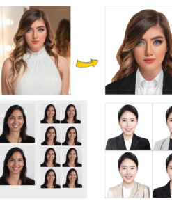 JJPRINTS ID Picture Packages: Passport Size, 2×2, 1.5×1.5, 1×1 with Formal Attire and Background Change