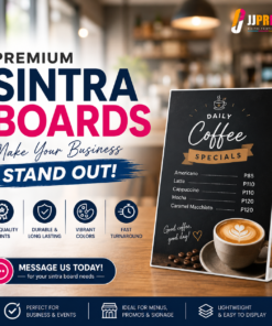 Sintra Board Printing Service | Custom QR Code Stand | GCash Maya BPI Payment Stand | Menu Board | Promotional Display | Business Signage | Table Display