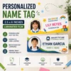 Customize Name Tag | Laminated Film